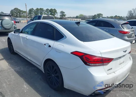 2015 Hyundai Genesis 5.0 из США, поврежденный, VIN KMHGN4JF1FU045715